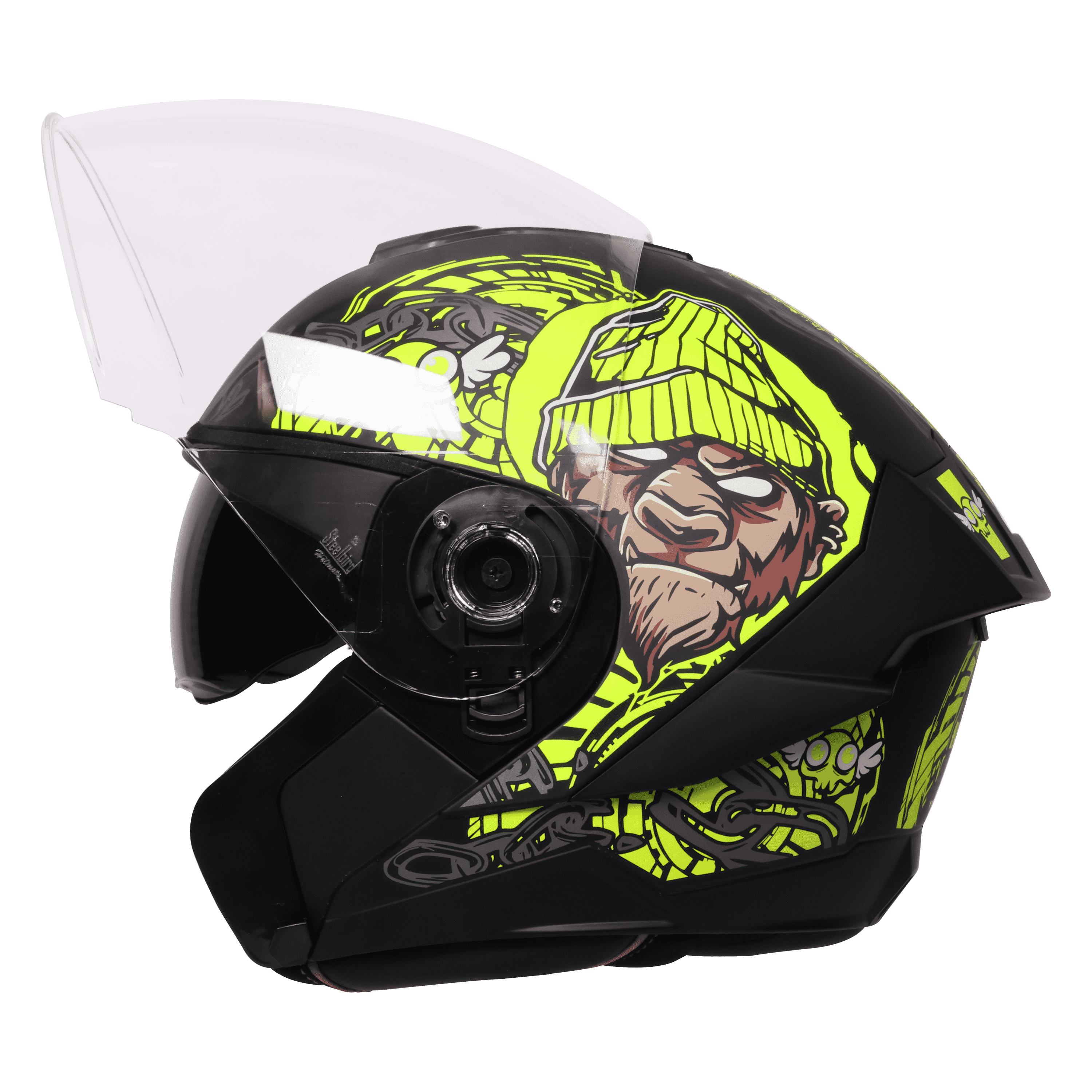 SBA-10 ISS MAD APE MAT BLACK WITH NEON